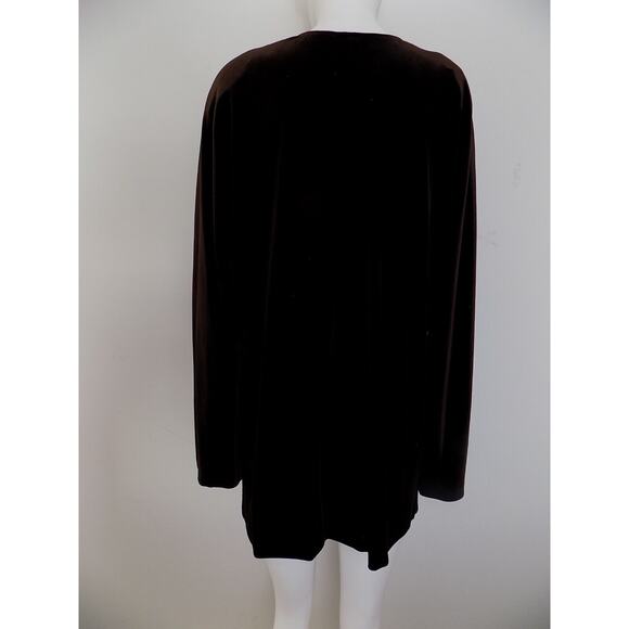 Linda Allard Ellen Tracy velvet jacket and pants set size 16 NWT - Picture 10 of 12